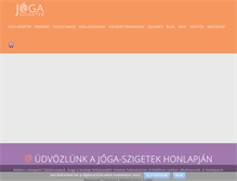 Tablet Screenshot of jogasziget.hu